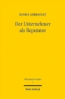 Image for Der Unternehmer als Reputator