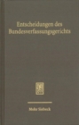 Image for Entscheidungen des Bundesverfassungsgerichts (BVerfGE)