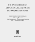 Image for Die evangelischen Kirchenordnungen des XVI. Jahrhunderts