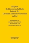 Image for 350 Jahre Rechtswissenschaftliche Fakultat der Christian-Albrechts-Universitat zu Kiel