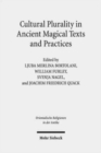 Image for Cultural Plurality in Ancient Magical Texts and Practices : Graeco-Egyptian Handbooks and Related Traditions