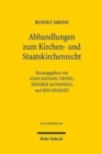 Image for Abhandlungen zum Kirchen- und Staatskirchenrecht