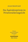 Image for Das AEquivalenzprinzip im Privatversicherungsrecht