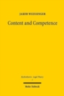 Image for Content and Competence : A Descriptive Approach to the Concept of Rights