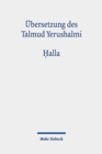 Image for Ubersetzung des Talmud Yerushalmi : I. Seder Zeraim. Traktat 9: Halla- Teighebe