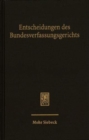 Image for Entscheidungen des Bundesverfassungsgerichts (BVerfGE) : Band 154