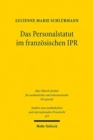 Image for Das Personalstatut im franzosischen IPR