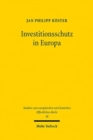 Image for Investitionsschutz in Europa