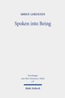 Image for Spoken into Being