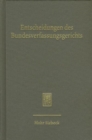 Image for Entscheidungen des Bundesverfassungsgerichts (BVerfGE)