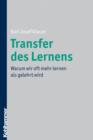 Image for Transfer des Lernens