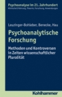 Image for Psychoanalytische Forschung