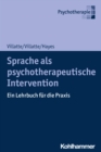 Image for Sprache Als Psychotherapeutische Intervention