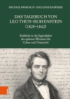 Image for Das Tagebuch von Leo Thun-Hohenstein (1825-1842) : Einblicke in die Jugendjahre des spateren Ministers fur Cultus und Unterricht