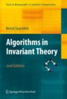 Image for Algorithms in Invariant Theory