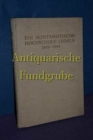 Image for Die Montanistische Hochschule Leoben 1849-1949