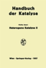 Image for Heterogene Katalyse II