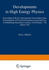 Image for DEVELOPMENTS IN HIGH ENERGY PHYSICS