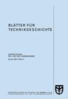 Image for Blatter fur Technikgeschichte