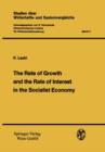 Image for The Rate of Growth and the Rate of Interest in the Socialist Economy