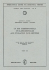 Image for On the Thermodynamics of Elastic Materials and of Reacting Fluid Mixtures : Course held at the Department of Mechanics of Solids, June 1971