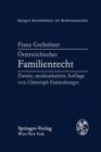 Image for Osterreichisches Familienrecht