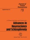 Image for Advances in Neuroscience and Schizophrenia