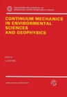 Image for Continuum Mechanics in Environmental Sciences and Geophysics