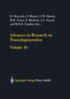 Image for Advances in Research on Neurodegeneration : Volume 10