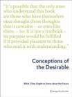 Image for Conceptions of the Desirable