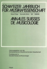 Image for Schweizer Jahrbuch fuer Musikwissenschaft- Annales Suisses de Musicologie- Annuario Svizzero di Musicologia : Neue Folge / Nouvelle Serie / Nuova Serie- 8/9 (1988/89)