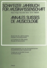 Image for Schweizer Jahrbuch fuer Musikwissenschaft- Annales Suisses de Musicologie- Annuario Svizzero di Musicologia : Neue Folge / Nouvelle Serie / Nuova Serie- 13/14 (1993/1994)- Musik des 20. Jahrhunderts -