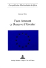 Image for Face Amount of Reserve if Greater
