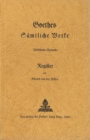 Image for Registerband zu Goethes saemtlichen Werken