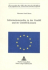 Image for Informationsrechte in der GmBH und im GmBH-Konzern