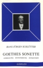 Image for Goethes Sonette