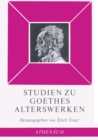 Image for Studien zu Goethes Alterswerken