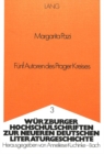 Image for Fuenf Autoren des Prager Kreises