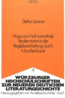 Image for Hugo Von Hofmannsthals «Jedermann» in Der Regiebearbeitung Durch Max Reinhardt