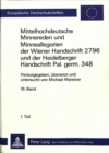 Image for Mittelhochdeutsche Minnereden und Minneallegorien der Wiener Handschrift 2796 und der Heidelberger Handschrift Pal. Germ. 348 : 16. Band: Frau Minne und die Liebenden - Eine mittelhochdeutsche Minneal