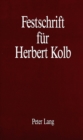 Image for Festschrift fuer Herbert Kolb