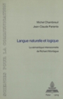 Image for Langue Naturelle Et Logique