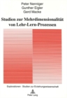 Image for Studien zur Mehrdimensionalitaet von Lehr-Lern-Prozessen