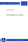 Image for Hofmannsthal et la France