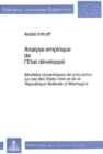 Image for Analyse empirique de l&#39;etat developpe