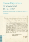 Image for Briefwechsel 1515-1552