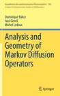 Image for Analysis and Geometry of Markov Diffusion Operators