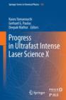 Image for Progress in Ultrafast Intense Laser Science: Volume X