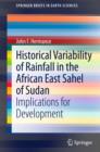 Image for Historical Variability of Rainfall in the African East Sahel of Sudan: Implications for Development