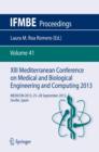 Image for XIII Mediterranean Conference on Medical and Biological Engineering and Computing 2013: MEDICON 2013, 25-28 September 2013, Seville, Spain : volume 41